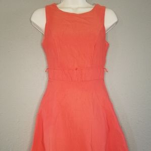 Bcx a line dress orange